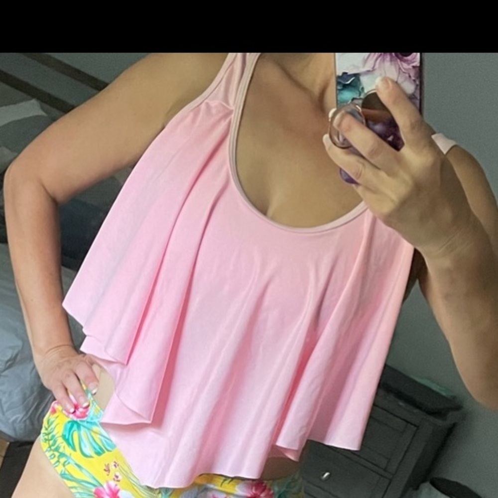 Pink Women's Swim Top